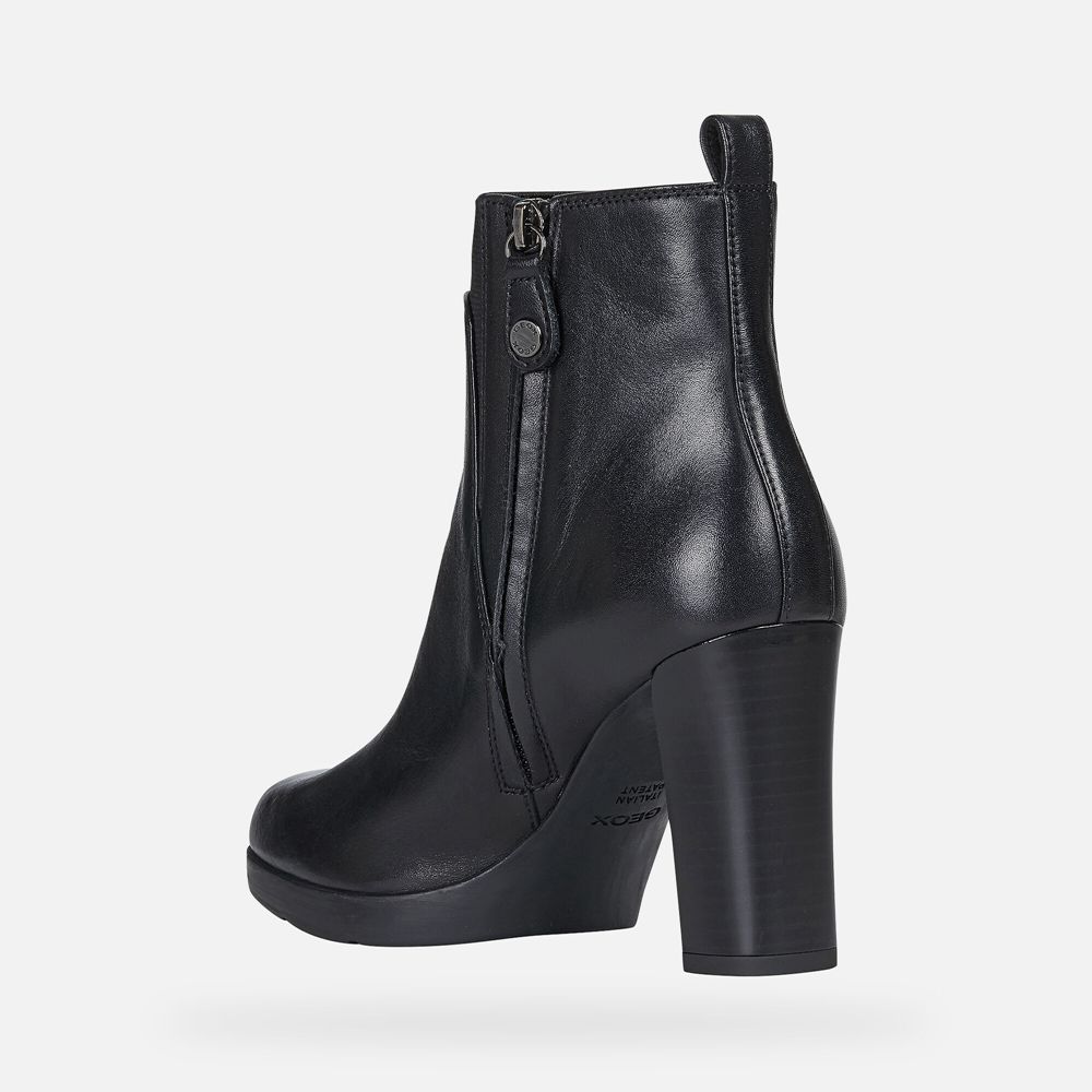 Geox Bayan Ankle Bot Siyah - Anylla Uzun - JHB-431069